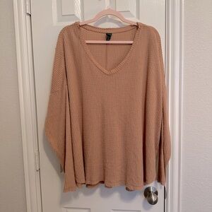Wild Fable Waffle Knit Top